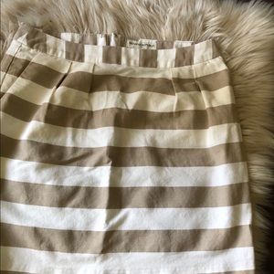 Banana Republic short striped mini skirt